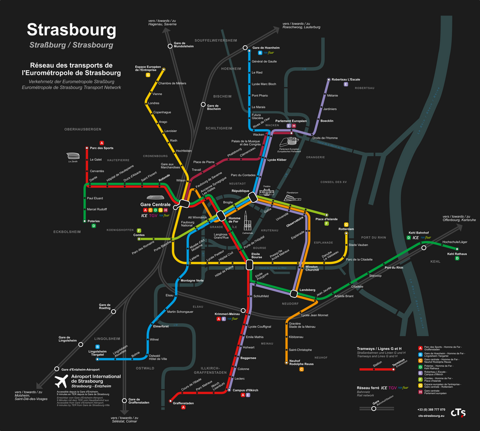 Plan Train Bas Rhin Strasbourg transport network diagram by AaronZubanah on DeviantArt