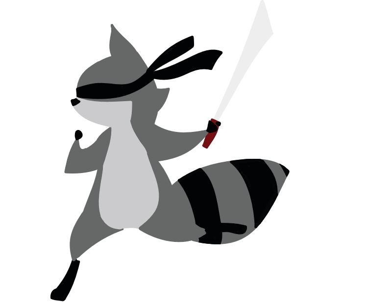 Bandit the Ninja Raccon Figure by River-Universe on DeviantArt