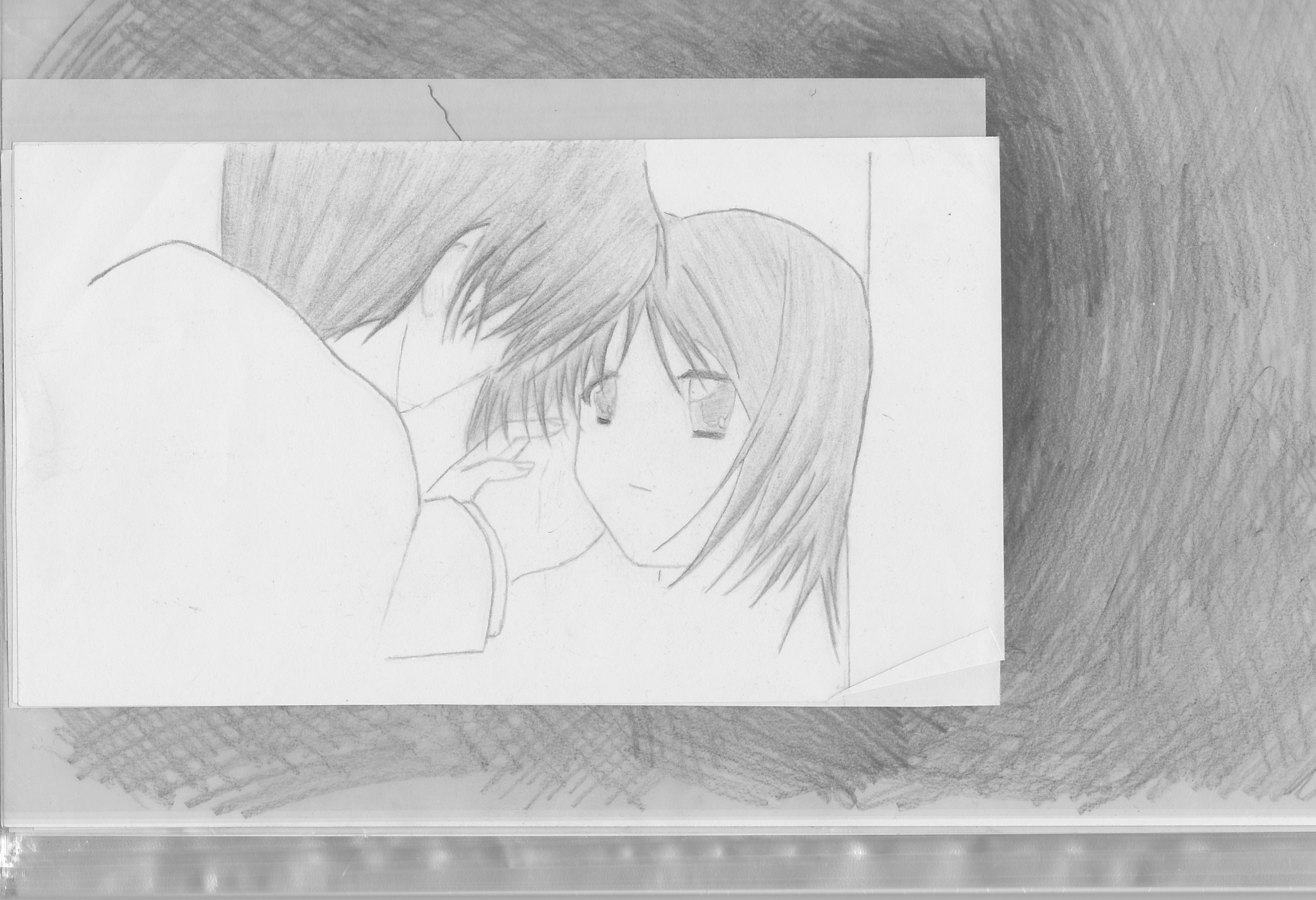 Anime Sketch 6 Boy And Girl 2 By Red Fish Blue Fish On Deviantart