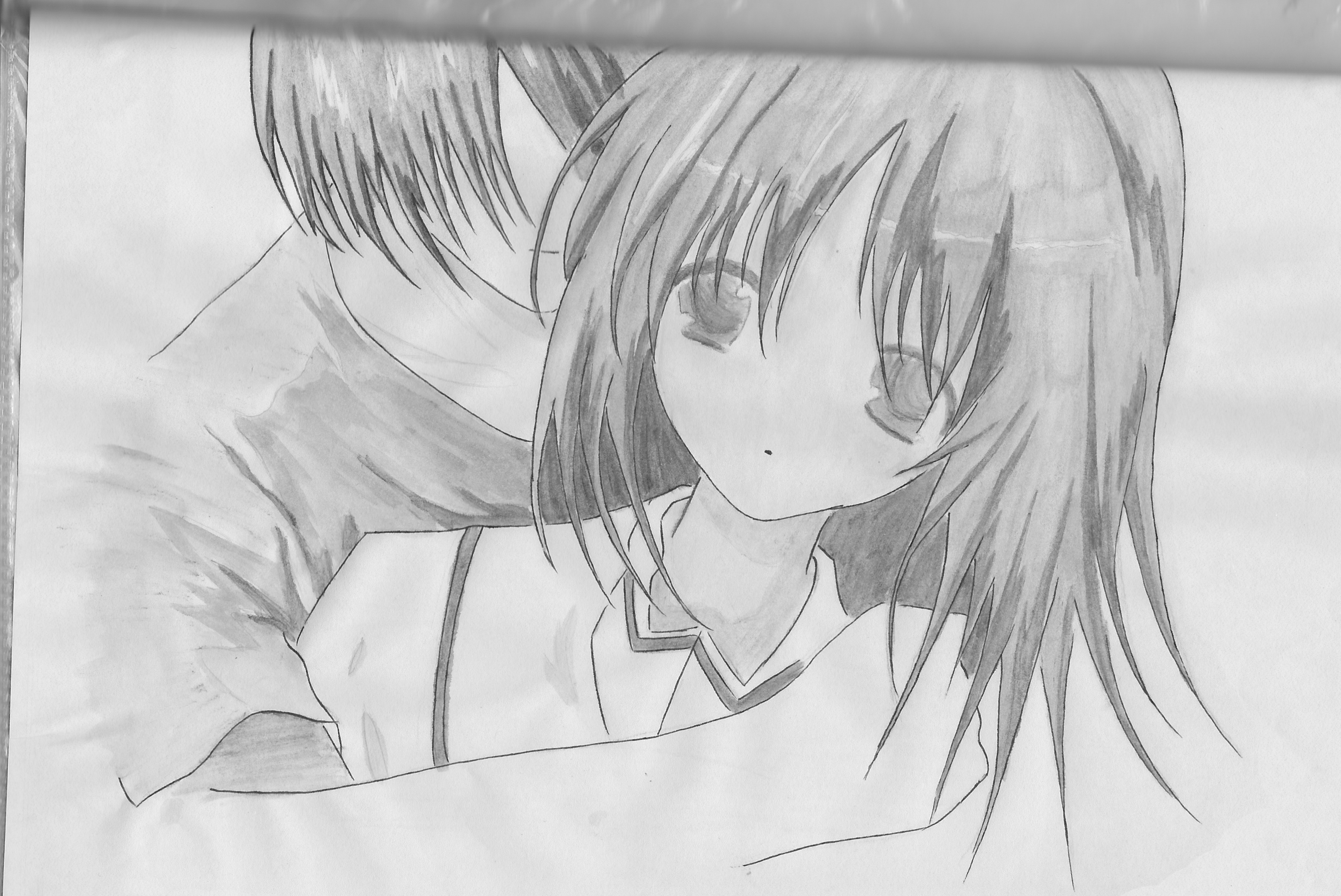 Anime Sketch 8 Boy And Girl 3 By Red Fish Blue Fish On Deviantart