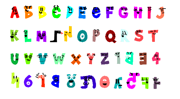 My fanmade Lowercase letters!