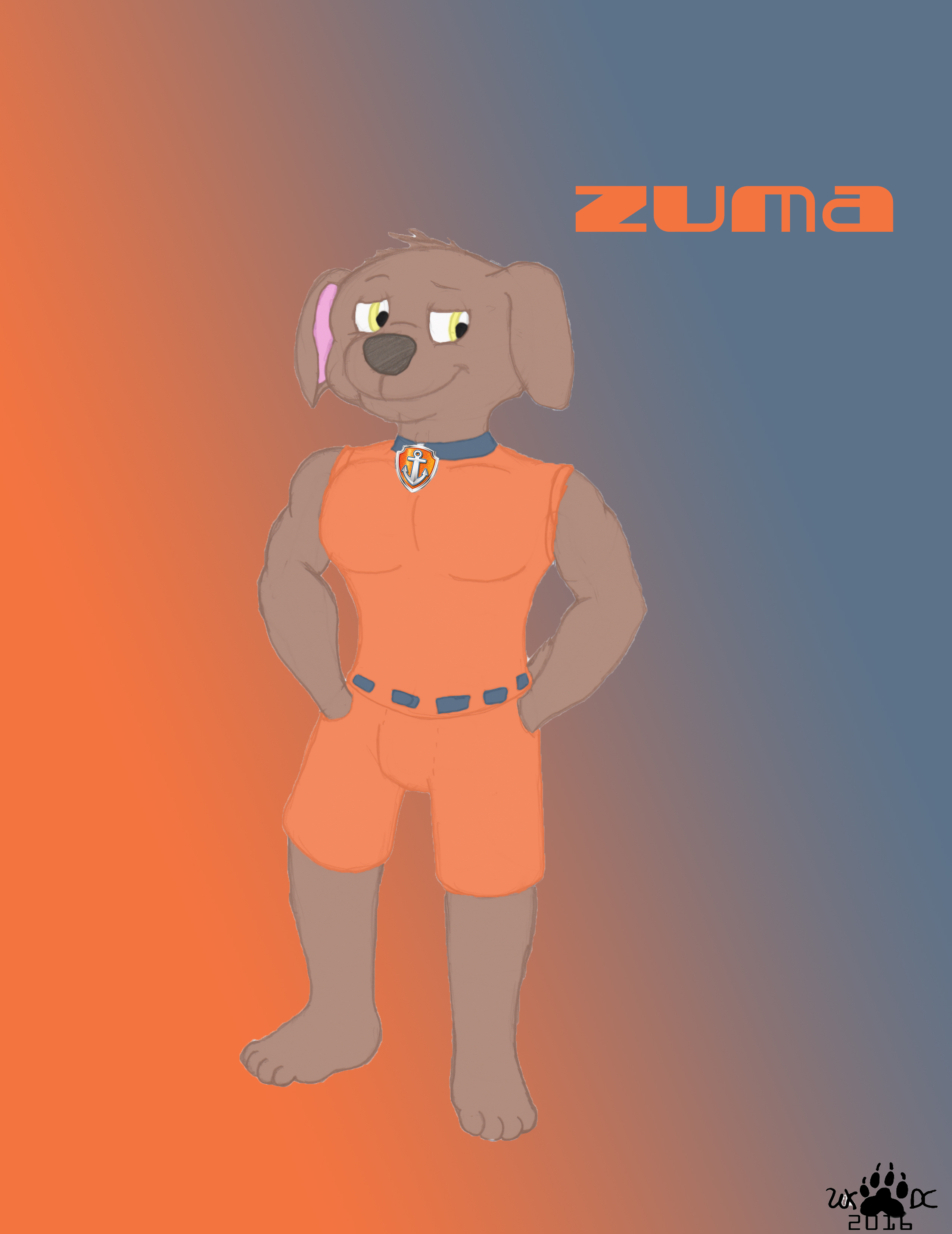 Zuma Deviantart Paw Patrol: Zuma by WolfenXDChopper on DeviantArt