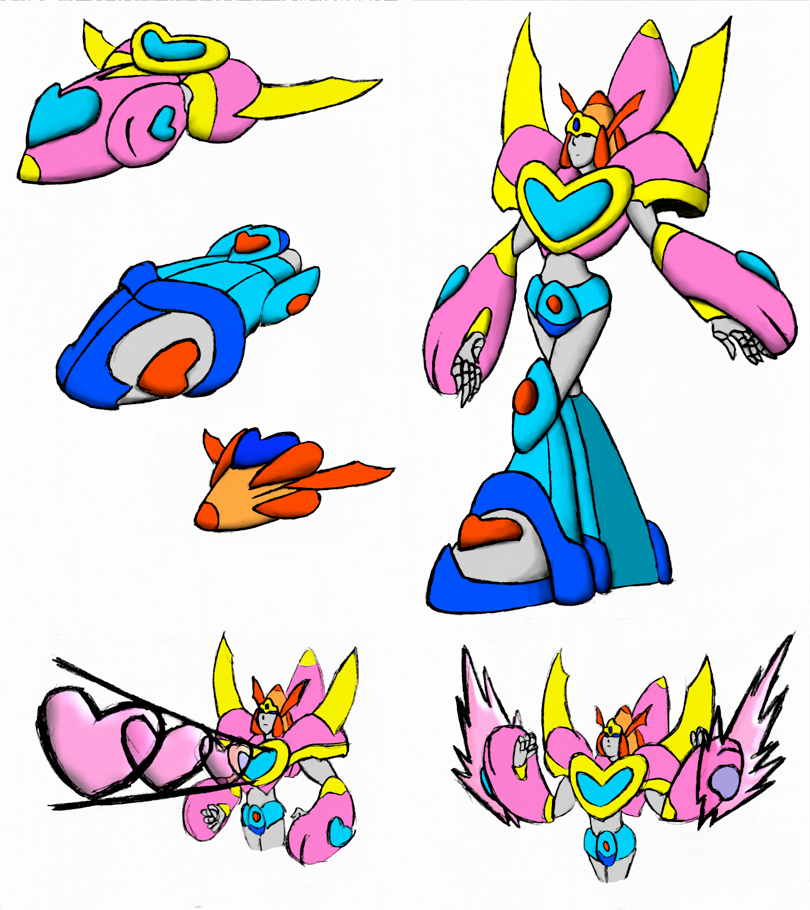 Female Combining Mecha by Superrobofan on DeviantArt