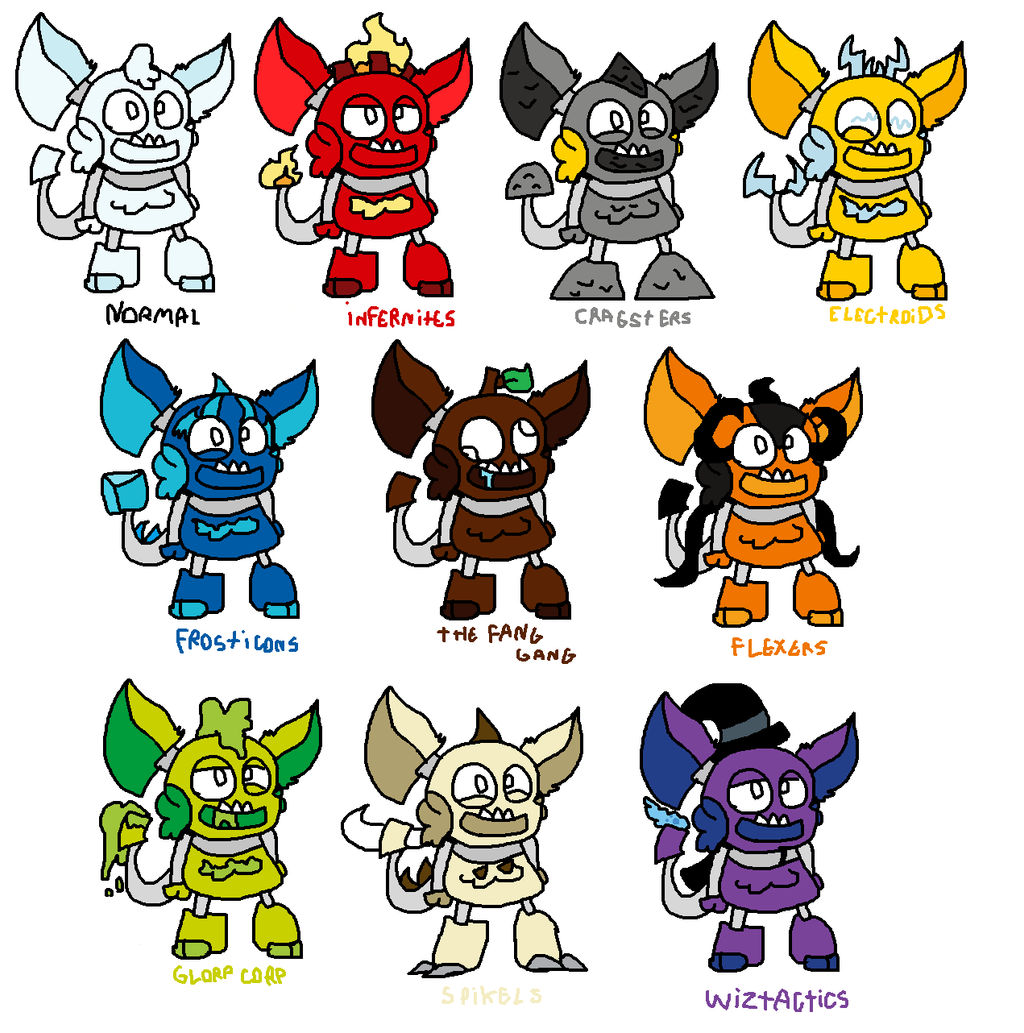 Mixels Transform Mixels Tribe Swap : julaino by julazino on DeviantArt