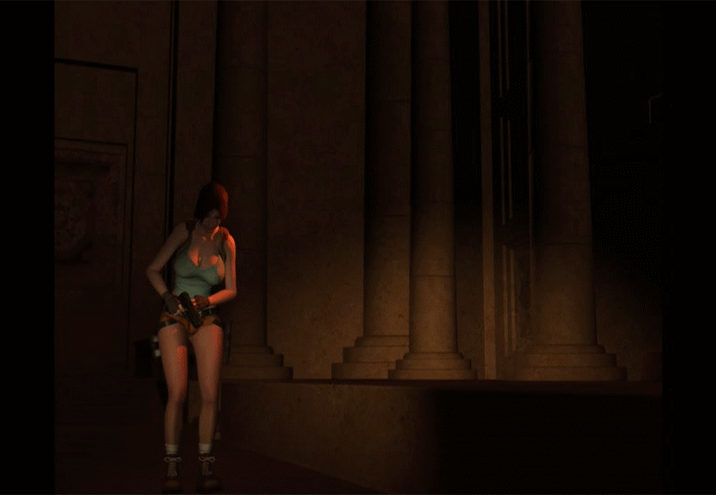 Lara Croft in the Temple (1)