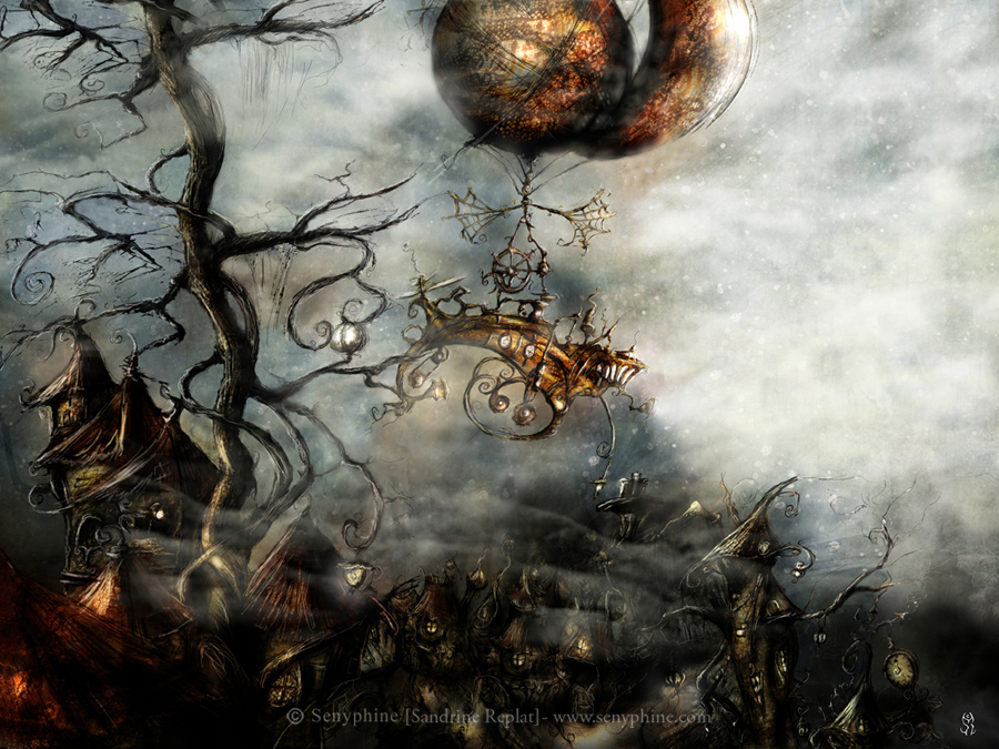 The Flying Machine by senyphine