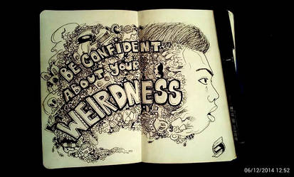 Be Confident about your Weirdness Doodle