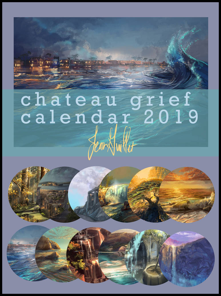 Chateau Grief 2019 Calendar by chateaugrief