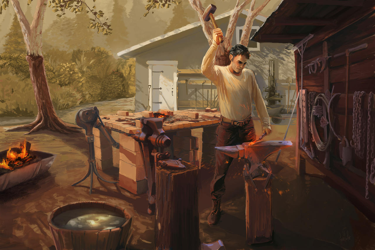 Blacksmith by chateaugrief on DeviantArt