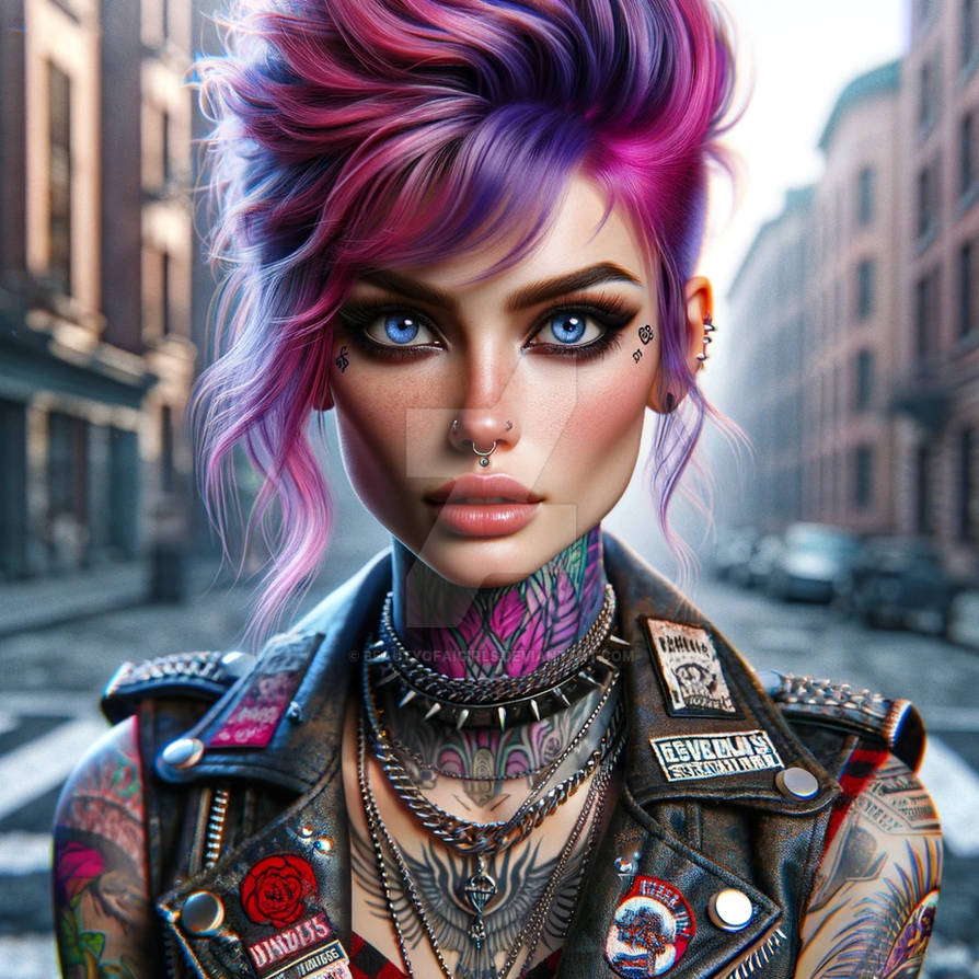 Violet Riot Marlowe by BeautyofAIGirls on DeviantArt