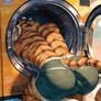 How did you get stuck in the washer?