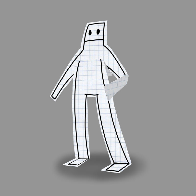 PaperGuy by SilverCrab on DeviantArt