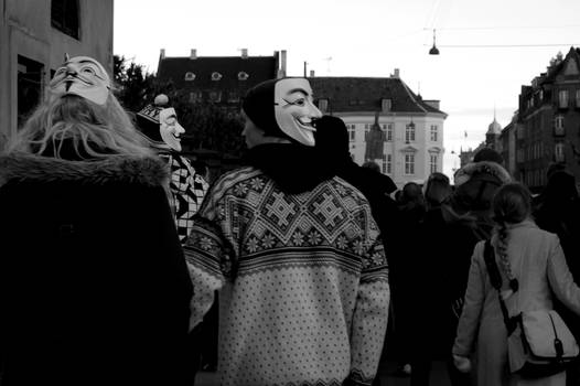 Guy Fawkes masks