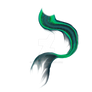 Mermaid Tail Sea Green Png-P2U