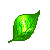 Pixel Leaf Icon