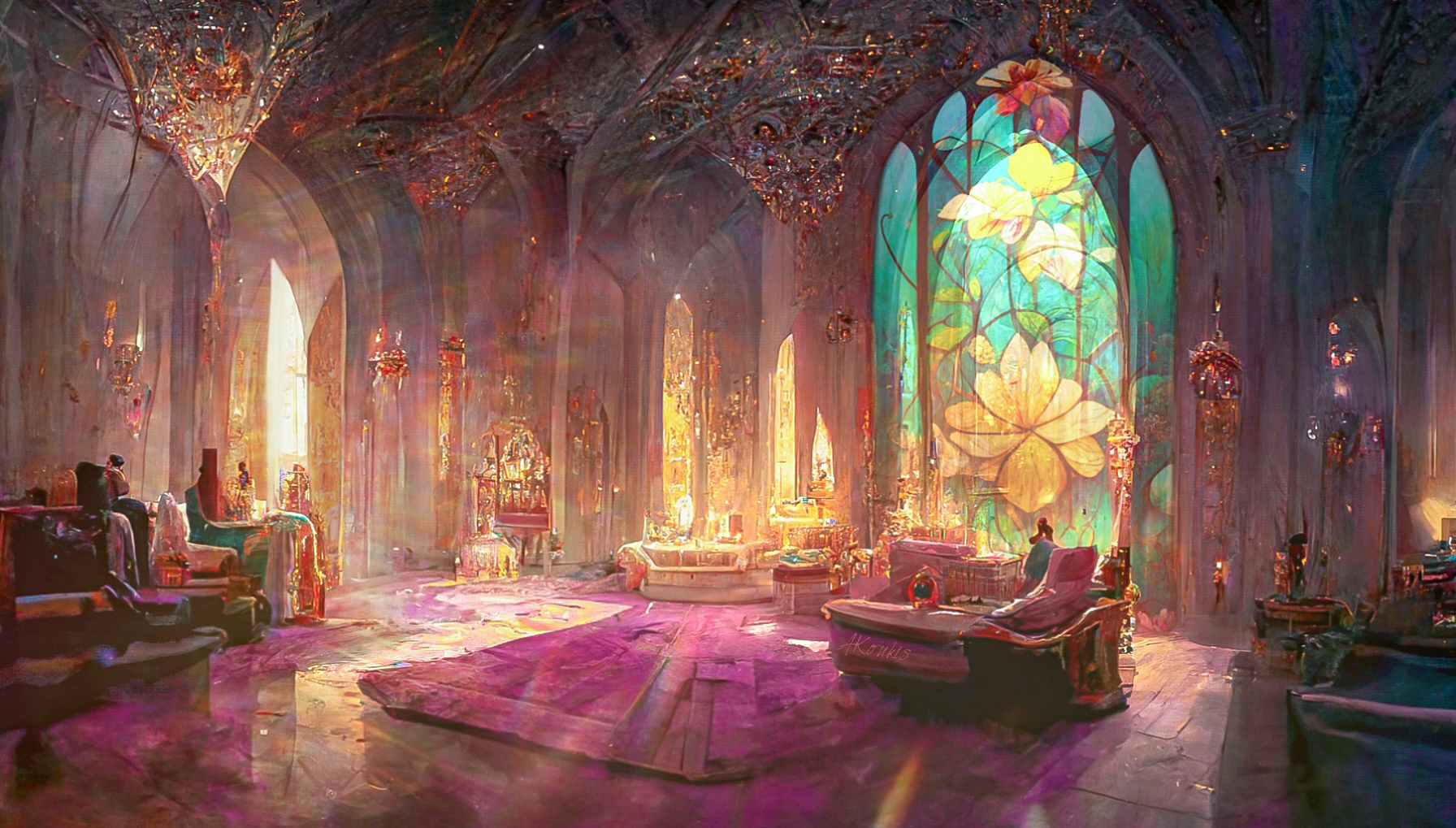 Environment Concept - Royal Bedroom (East Side) by AKoukis on DeviantArt