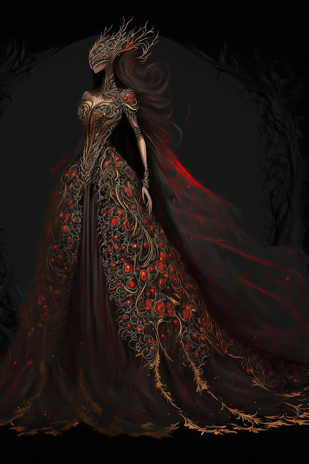 Character Design Auction -Queen Of Rot- (OPEN) by AKoukis on DeviantArt