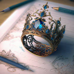 Jewelry Design Auction - Crown Ring - (OPEN)
