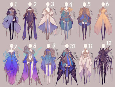 (OPEN ALL) Outfit Design Auction Batch - 04