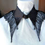 Handmade OOAK Gothic Beaded Wing Collar (For Sale)