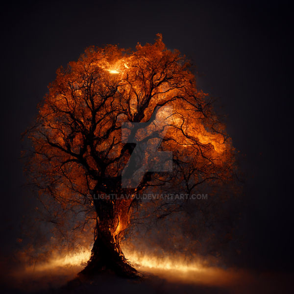 Tree Fires by lightlavou on DeviantArt