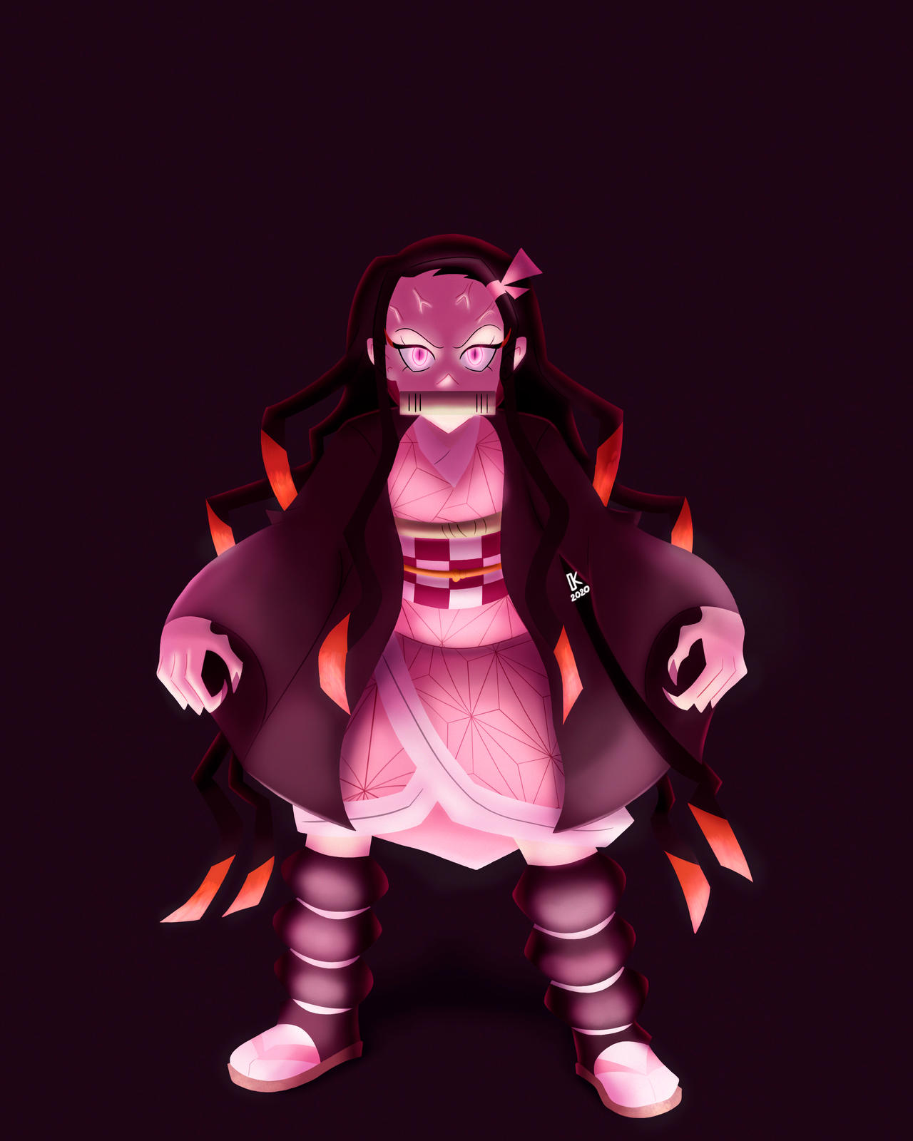 Nezuko Demon Rage Attack Nezuko Demon by iluskevo on DeviantArt