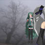 mmd zombie miku