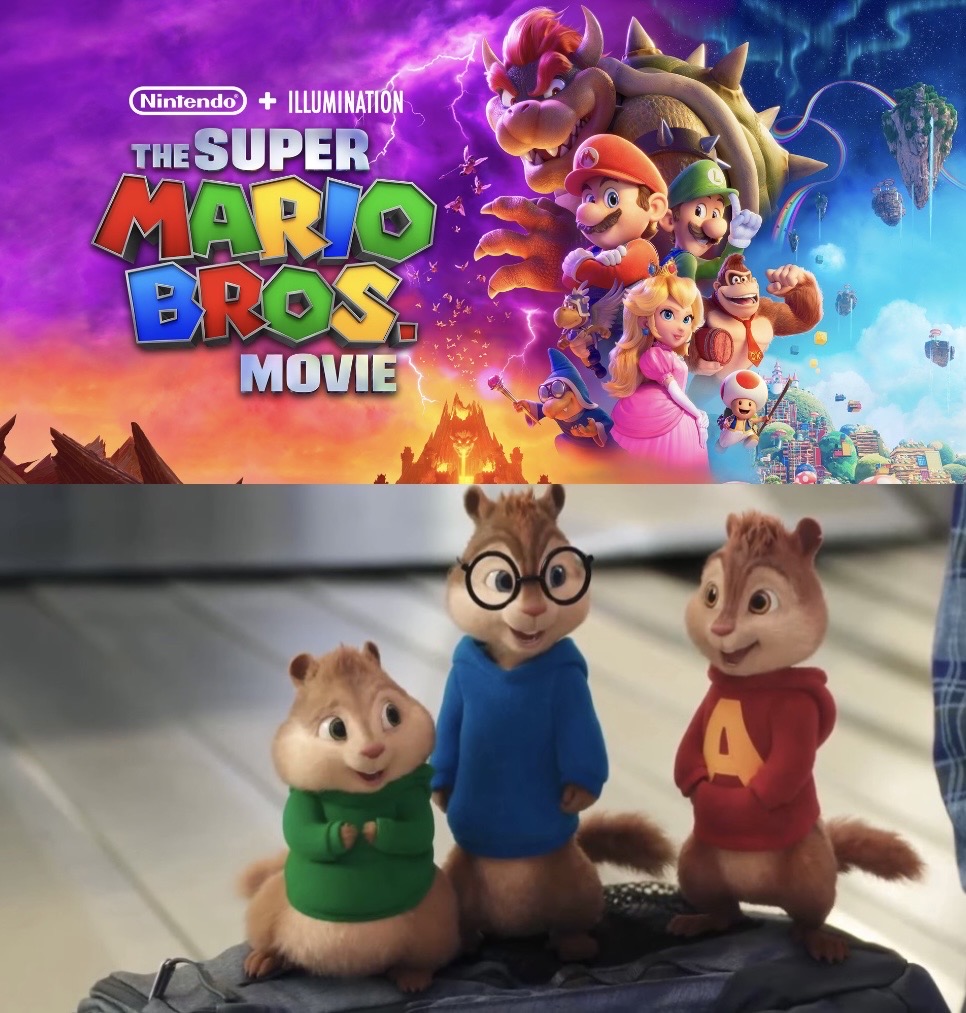 Chipmunk Mario The Chipmunks Loves The Super Mario Bros. Movie by ryanmarioluigi051211 ...