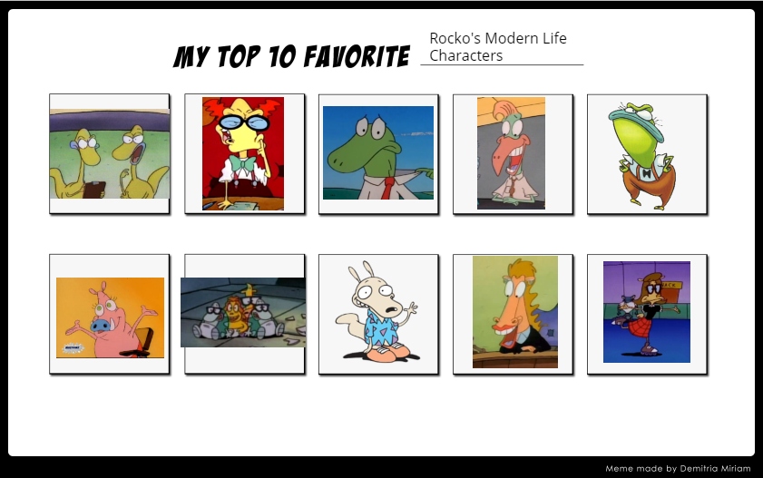 My Top Ten Favorite RML Characters by SilverkittenX9 on DeviantArt