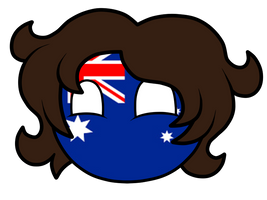 Polandball Australia (me)