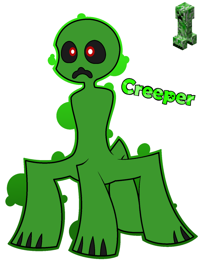 Creeper PNG {Minecraft} :) by AhomeHigurashi on DeviantArt