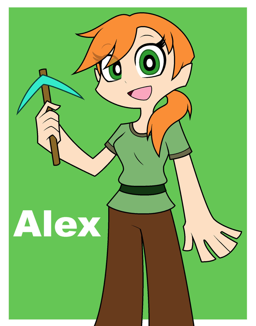 Minecraft Disorted Alex Alex (Minecraft) by cmors12 on DeviantArt
