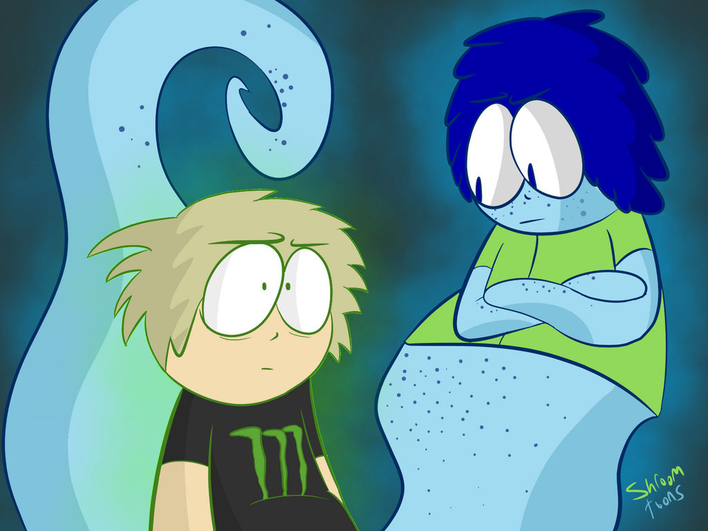 two ghosts by Mothpebbles on DeviantArt