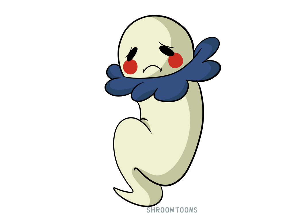 Sad Ghostie by Mothpebbles on DeviantArt