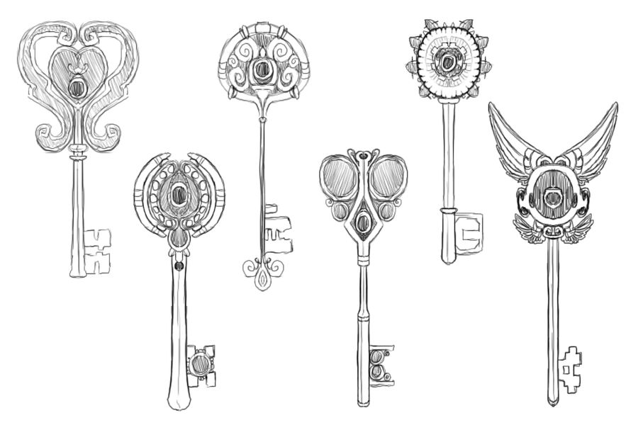The 7th Key: Klef Keys by Midnitez-REMIX on DeviantArt