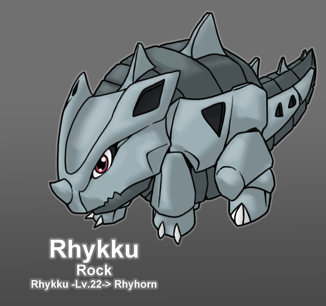 Pokemon Riuk PkMn Purple: Rhykku by Midnitez-REMIX on DeviantArt
