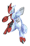 GA-HQ PkMn Gen2 Collab: Scizor by Midnitez-REMIX