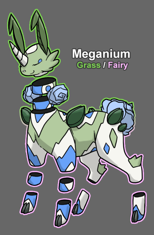 PkMn Golden Silver: Meganium Remake