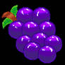 Grapes in pixel art