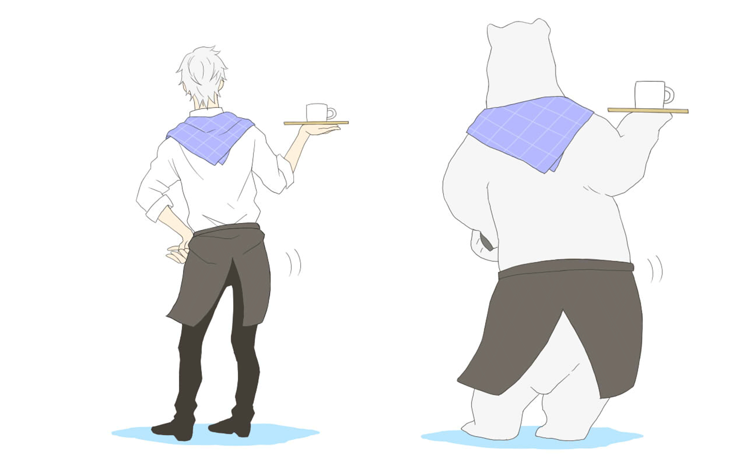 Shirokuma Cafe Gif By Shiho2406 On Deviantart