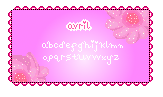 Avril - Pixel Font by XxCream-CookiesxX