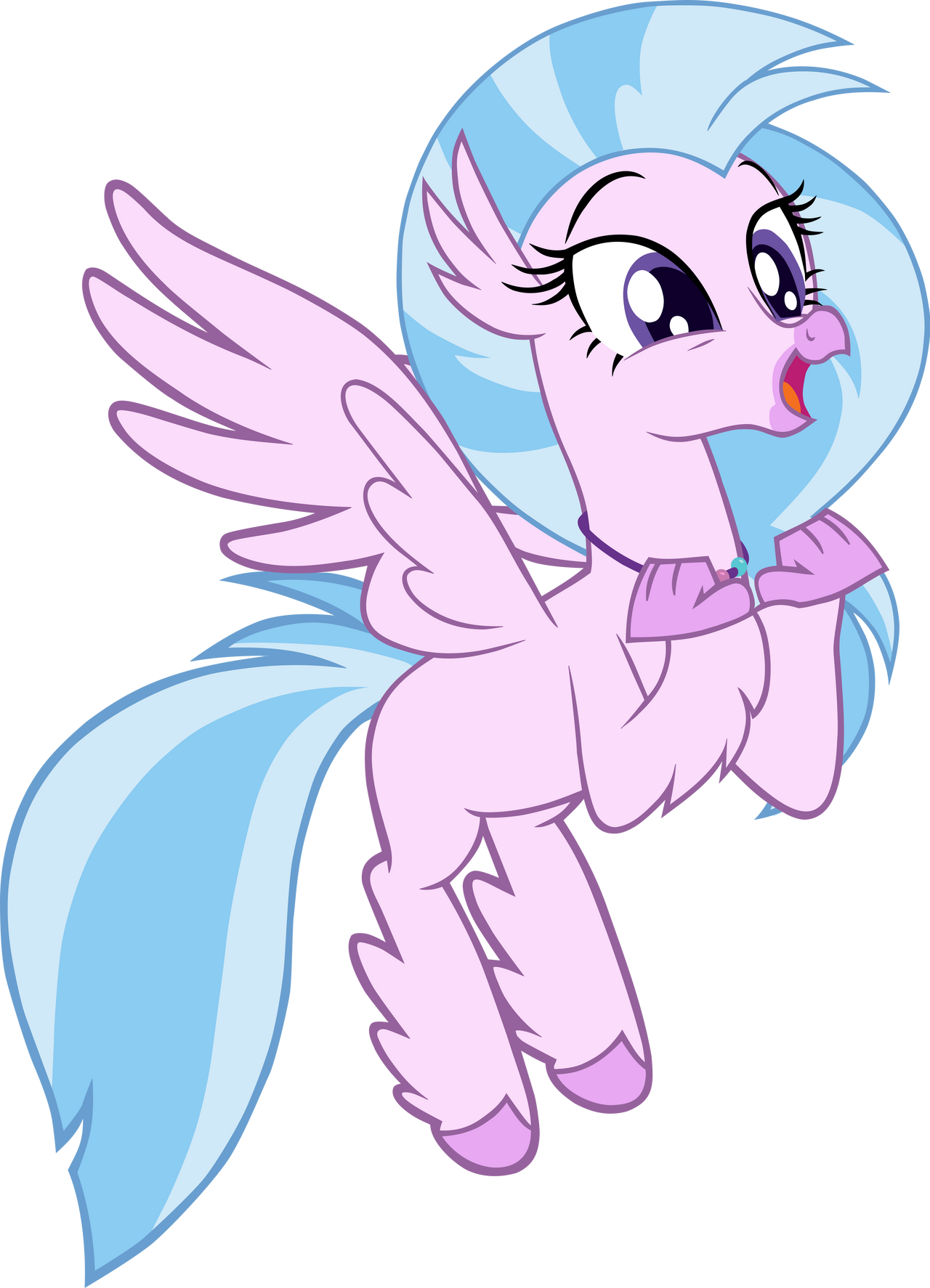 Silverstream emocionada by mlpfashion on DeviantArt
