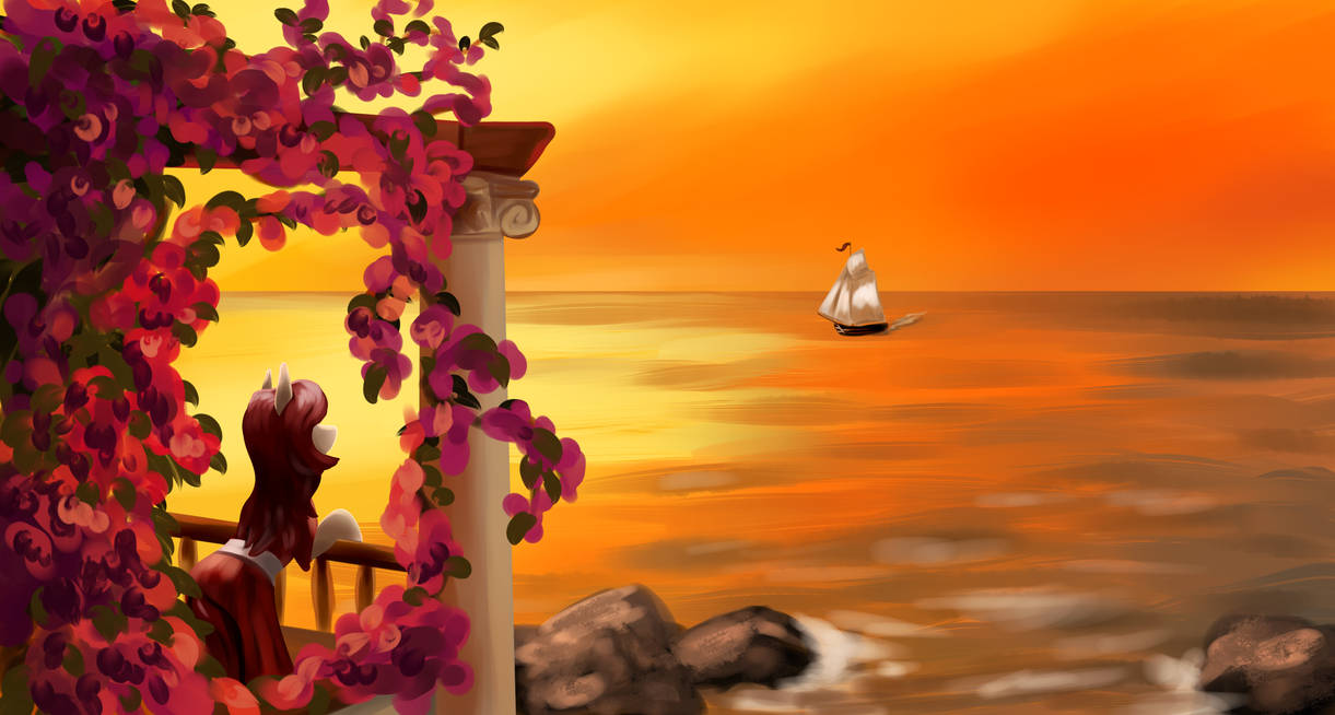 https://www.deviantart.com/dukevonkessel/art/Sunset-at-sea-820796417