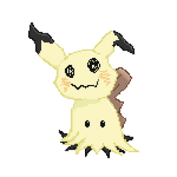 F2U Pokemon Mimikyu Pixel Art Animated by Revy-oli