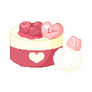 F2U Animated: Valentine's Day Dessert Pixel Art