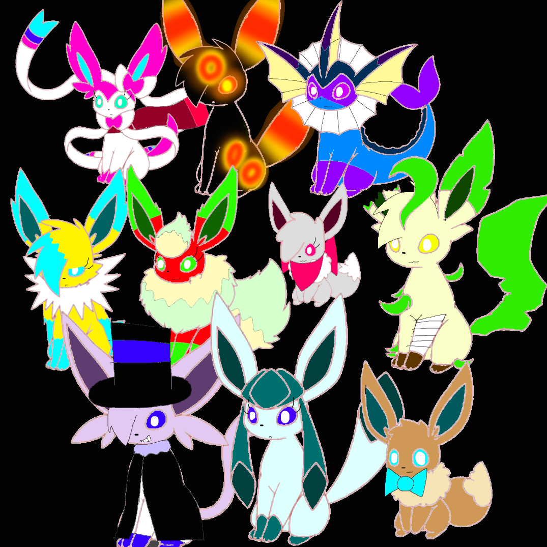 Eeveelution by EV-Zero on DeviantArt