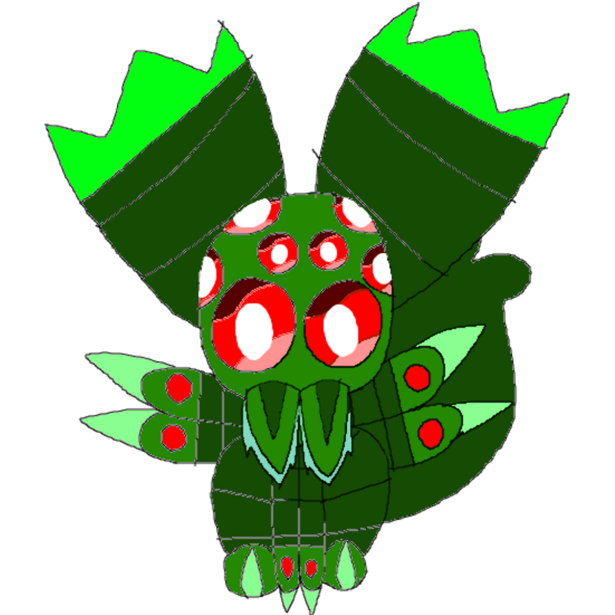 Hunneon Arachneon (Fanmade Bug Eeveelution) by Flamey-The-Wolf on DeviantArt