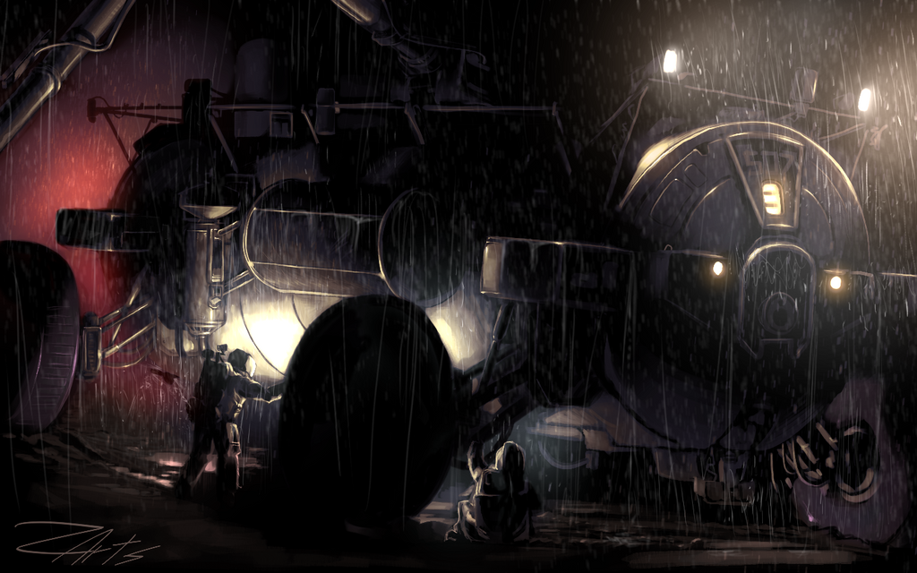 Methane Rain by ZandoArts on DeviantArt