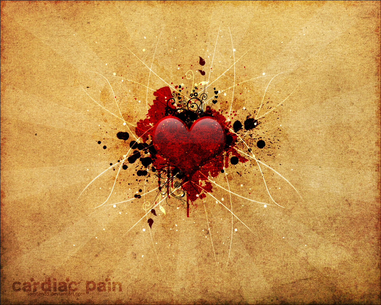 Wallpaper: cardiac pain