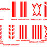 Enlisted ranks (red)